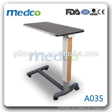 Mesa ajustável sobre cama mesa de mesada de hospital tabela A035
